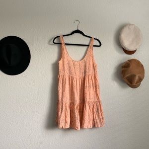 Bali Queen: Coral “Babydoll” Dress